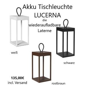 LOOM Design flexible Akku-Tischleuchte Lucerna